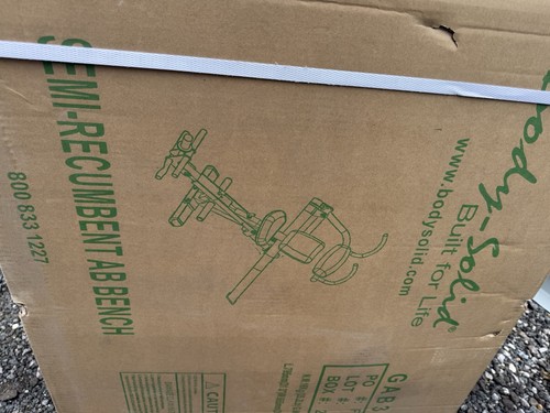 Body solid semi recumbent - recumbent, ab