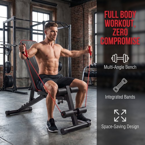 Sit bench adjustable core - up,