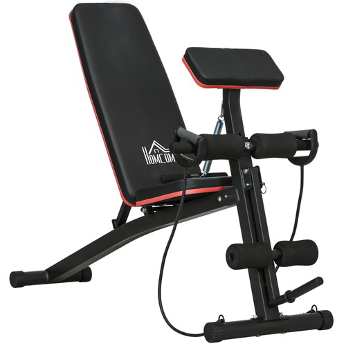 Homcom foldable dumbbell bench - foldable,
