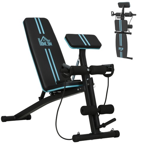 Homcom foldable dumbbell bench - foldable,